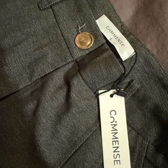 Wide-Leg Charcoal Trousers - Picture 3 of 3